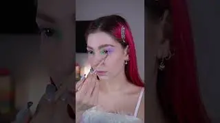 Pastel Rainbow Makeup Tutorial 🌈 | Soft Color Eye Look