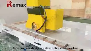 Remax cnc 5 axis bridge saw stone cutting machine