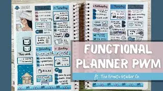 Functional Planner PWM // ft. The Fruiti Sticker Co & Planning Roses Planner #pwm