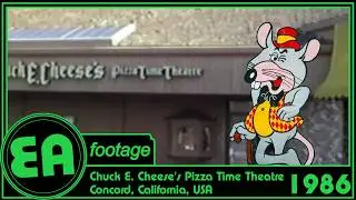 Chuck E. Cheese's Pizza Time Theatre - Concord, CA & Kooser Rd, San Jose, CA - 1986