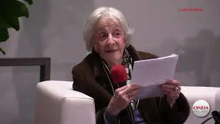 Ida Vitale 99 a&ntilde;os en la 44 Feria Internacional del Libro de Montevideo. Agradecemos a Onda Digital