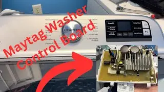 How to Replace a Control Board for a Maytag Washer Model MVW7232HW0 #washingmachine #diy #useful
