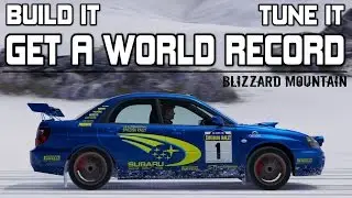 Forza Horizon 3 - 868bhp Subaru Impreza - WORLD RECORD Build and Tune - BLIZZARD MOUNTAIN