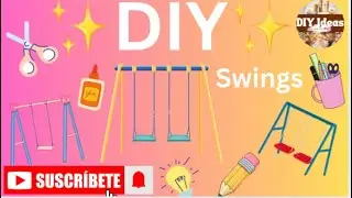 How to make DIY paper Swing✨💖 The Girly Tube #thegirlytube696