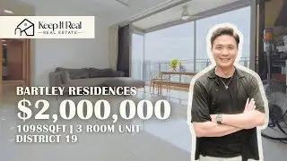 Продаётся трёхкомнатная квартира в жилом комплексе Bartley Residences | 1098 кв. футов || Недвижимость Marcus Luah