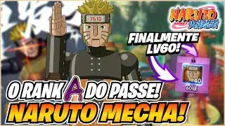 🤖 NARUTO MECHA! FINALMENTE LV60 NO PASSE DE BATALHA - NARUTO MOBILE