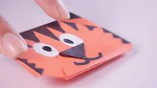 How to Make Face of Tiger in Origami- HomeArtTv by Juan Gonzalo Angel