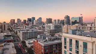 Downtown San Diego Day To Night Time-lapse - Drone Company San Diego