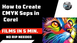 CMYK Separations in CorelDraw & Corel Photo Paint 🔥🔥🔥🔥