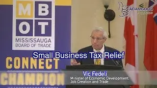 Vic Fedeli - Small Business Tax Relief