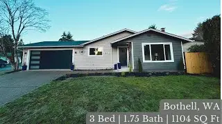 Inside a Gorgeous $840K 3-Bed Updated Bothell Home | Modern Features & A/C!