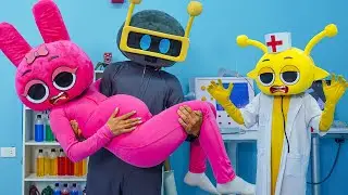 Доктор Саймон не может спасти Пинки?! 😵🤰 Кто поможет ей родить?! | Incredibox Sprunki в реальной ...