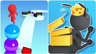 Stack Rider 3D Vs Tiny Run 3D Speedrun Tips & Tricks for BeginnersNew Levels Big New Update Max
