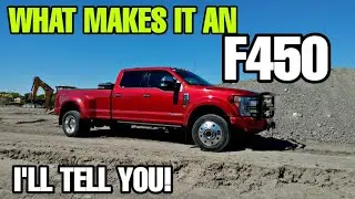 FORD F450 Pickup vs F350 Specs! FAIR COMPARISON?