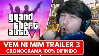 ROCKSTAR QUEBROU A INTERNET TEASER GTA 6 E CRONOGRAMA DEFINIDO PARA O LANÇAMENTO