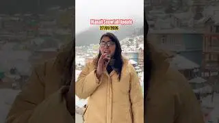 Manali Snowfall Update | Manali Weather Today | Manali snowfall today