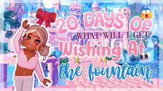 20 Days of Wishing at the Fountain in Royale High ♡ | Did I Finally Get a Halo?!