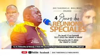 Réunions spéciales l Ambassadeurs jette le Pont I  Pasteur Albert MUJANAYI I Jeudi  17.11.2022