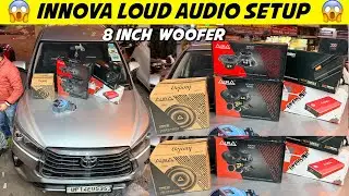 INNOVA LOUD AUDIO SETUP 🔥AURA 8 INCH WOOFER || Aura Component Speaker