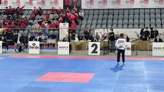 Tom&aacute;s Fernandez Freestyle Europeo Poomsae categoria individual -17