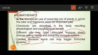 FUNDAMENTALS OF NURSING CHAPTER 19- Complementary and Alternative Healing Modalities