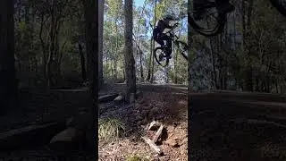 Hitting Syrups at Sugarbag Trial for the first time!  Great trail! #mountainbiking #mtb #whip