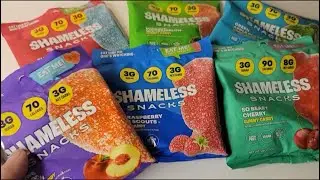 Shameless Snacks -  Low Calorie , Low Carb Keto Gummies (Gluten Free ) - 6 Pack  Variety Pack REVIEW