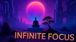 Futuristic Zen Garden Bio Hacking for Focus