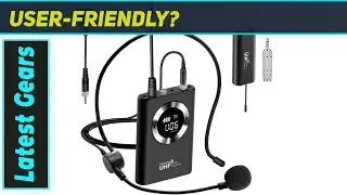 XIAOKOA U80-B: The Ultimate Wireless Headset Mic for Pros!