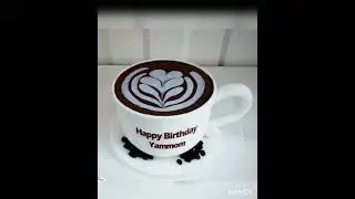 coffee theme cake 🍰🎂 #cake #coffee #shorts