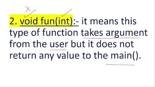 c++ tutorial of function part-2 / user defined function in c++ / c++ for beginners
