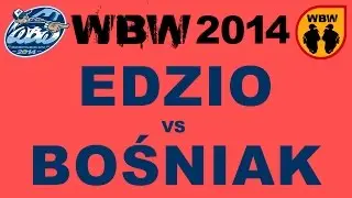 Edzio 🆚 Bośniak 🎤 WBW 2014 Gdańsk (freestyle rap battle) Finał
