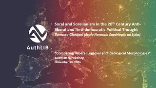 Tommaso Giordani: Sorel and Sorelianism in 20th Century Political Thought