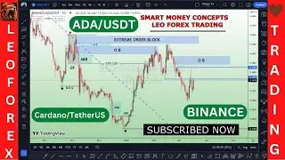 Cardano/TetherUS|adausdt|Daily Technical Analysis||SMART MONEY CONCEPTS|LEO FOREX TRADING Urdu/Hindi