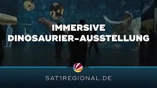 Neue immersive Ausstellung &uuml;ber die Dinosaurier in Hamburg