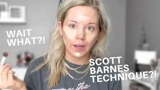 Easy Make Up Look | Trying a NEW TECHNIQUE: SCOTT BARNES | Cass Schroeder