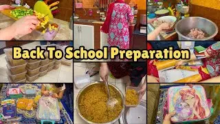 10Kg Chicken Pulao Banaya👩&zwj;🍳Back To School Prep🙋🏼&zwj;♀️How To Cover School Books📚
