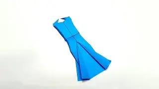 How to Make Easy Origami Dress at home | Paper Dress 4K Video