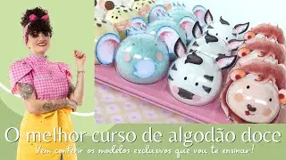 Aprenda a Fazer Algod&atilde;o Doce Gourmet e Personalizado | Curso Algod&atilde;o Doce | Doce Maria CA