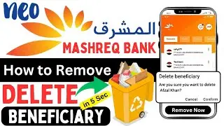 How to Delete Beneficiary in Mashreq Neo App | Remove Beneficiary in Mashreq Neo