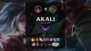 Akali Mid vs Twisted Fate - NA Master Patch 14.2
