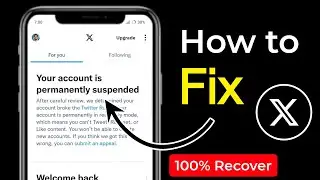 how to recover twitter (X) suspended account 2025 | fix your account is suspended twitter problem