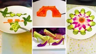 Beautiful and elegant roses😍China's Best Knife Skills丨Vegetable Carving Art