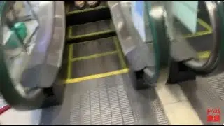 【日立】1X エスカレーター　東急ストア駒沢通り野沢店 1X escalator Tokyu store Komazawa Dori Nozawa supermarket Tokyo Japan