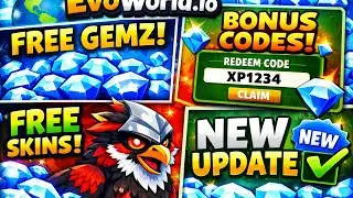 &ldquo;EvoWorld.io FREE GEMZ + Bonus Codes + Free Skins! (New Update 2026)&rdquo;