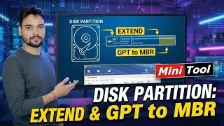 Disk Partition Masterclass ⚡ Shrink, Extend, GPT, MBR & MiniTool