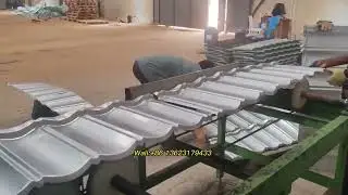 Stone Coated Tile Production Line Stone Coated Tile Sheet Manufacturer Roofing Sheet Making Machine