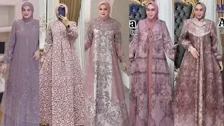 Model Gamis Terbaru 2026 Motif dan Brokat Terbaru