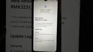 Realmi C11  update available size 64.91MB /Vision RMX3231-11.A.81 #shorts #youtubeshorts