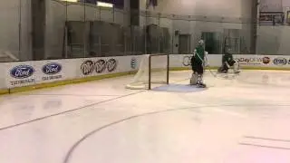 Goaltenders at Dallas Stars development camp
